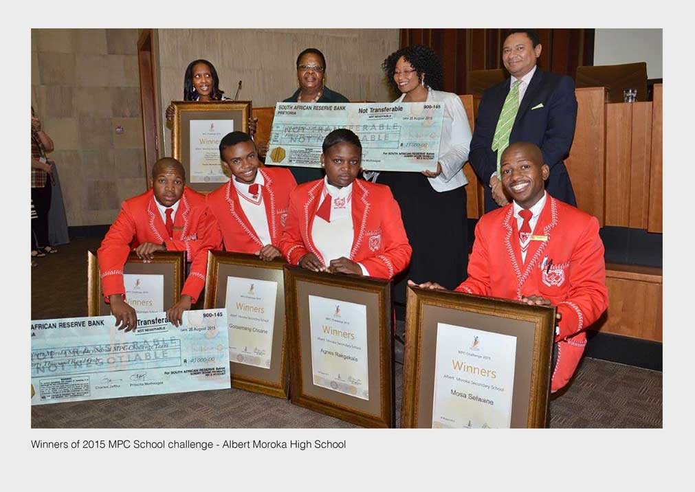 Winners of 2015 MPC School challenge - Albert Moroka High School