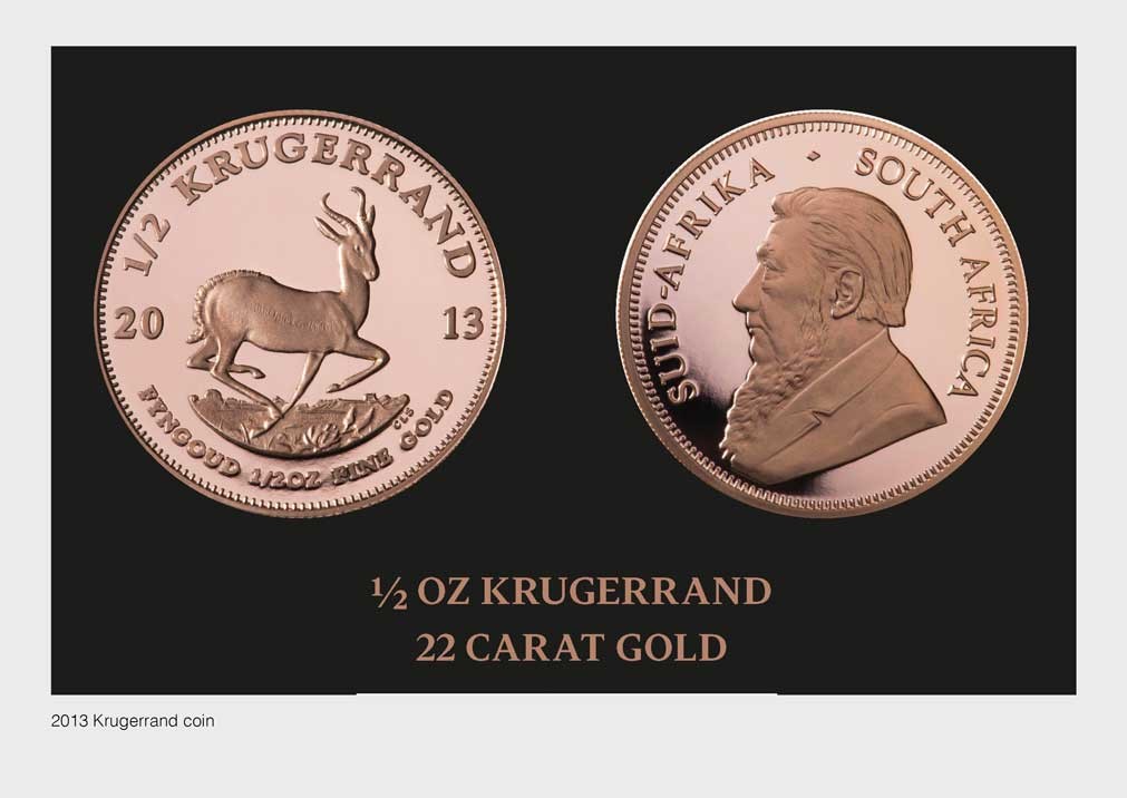 2013 Krugerrand coin