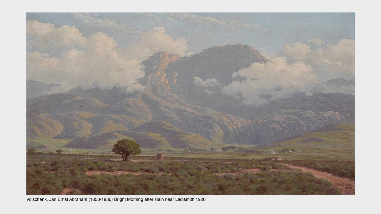 Volschenk, Jan Ernst Abraham (1853-1936) Bright Morning after Rain near Ladismith 1920