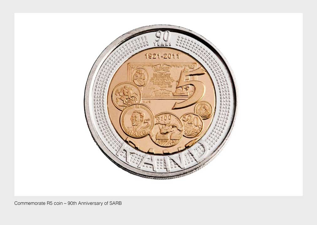 Coomemorative R5 coin - 90th anniversary of the SARB