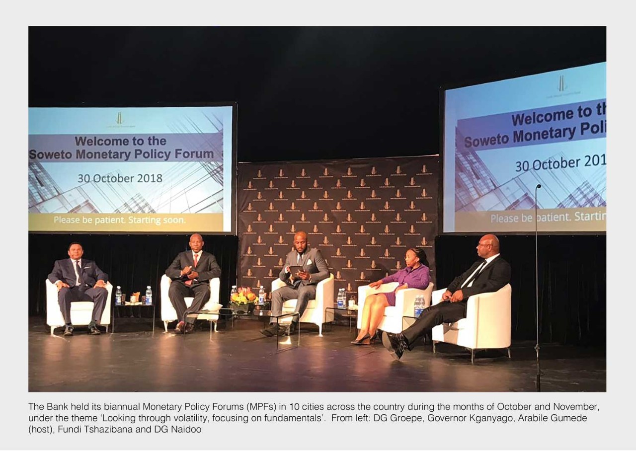 The Bank held its biannual Monetary Policy Forums (MPFs) in 10 cities across the country