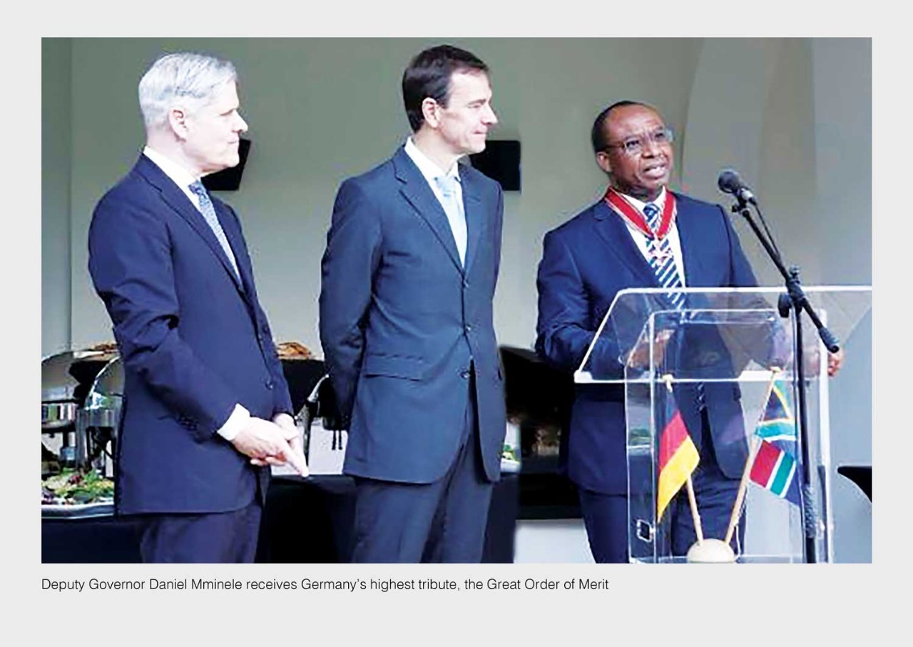 Deputy Governor Daniel Mminele receives Germany’s highest tribute, the Great Order of Merit