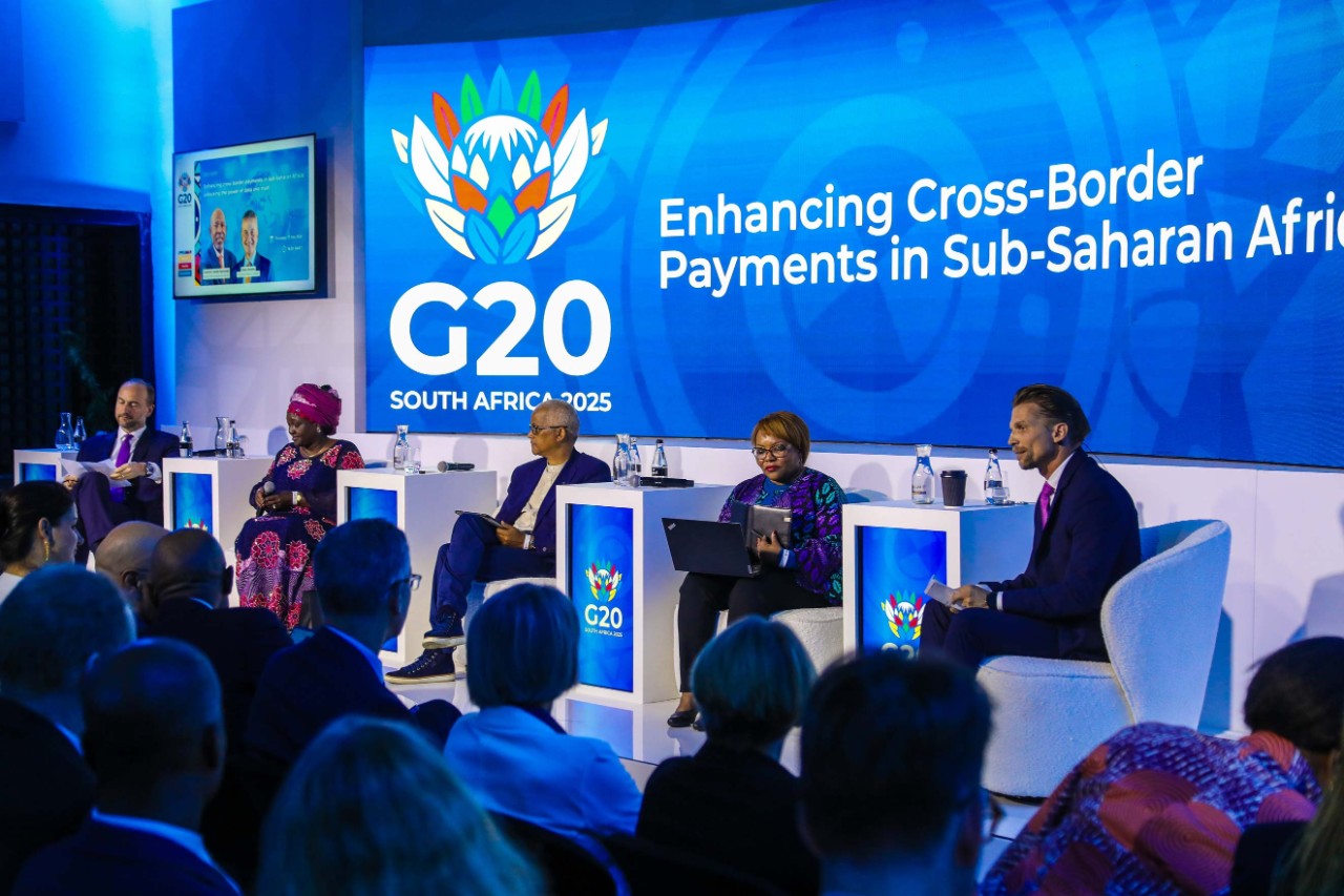 Image of the first panel on enhancing cross-border payments